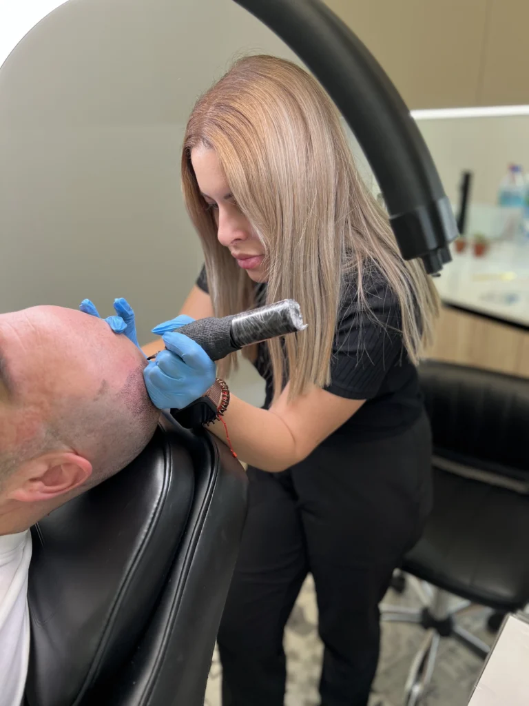 Tricopigmentación capilar